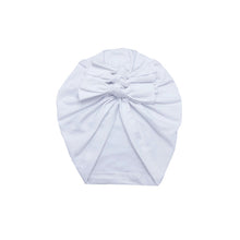 Load image into Gallery viewer, Baby Headband Hat Bowknot Print Cotton Stretchy Turban Headband Infant Head Wrap Beanie Hat Girls Headwear Baby Hair Accessories
