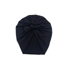 Load image into Gallery viewer, Baby Headband Hat Bowknot Print Cotton Stretchy Turban Headband Infant Head Wrap Beanie Hat Girls Headwear Baby Hair Accessories