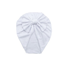 Load image into Gallery viewer, Baby Headband Hat Bowknot Print Cotton Stretchy Turban Headband Infant Head Wrap Beanie Hat Girls Headwear Baby Hair Accessories