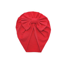 Load image into Gallery viewer, Baby Headband Hat Bowknot Print Cotton Stretchy Turban Headband Infant Head Wrap Beanie Hat Girls Headwear Baby Hair Accessories