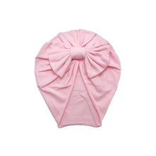 Load image into Gallery viewer, Baby Headband Hat Bowknot Print Cotton Stretchy Turban Headband Infant Head Wrap Beanie Hat Girls Headwear Baby Hair Accessories
