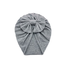 Load image into Gallery viewer, Baby Headband Hat Bowknot Print Cotton Stretchy Turban Headband Infant Head Wrap Beanie Hat Girls Headwear Baby Hair Accessories