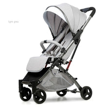 Load image into Gallery viewer, 5.8 kg Light aluminium alloy stroller gold frame car Portable fold Umbrella baby stroller Newborn Travelling Pram on plane gifts