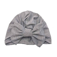 Load image into Gallery viewer, Baby Headband Hat Bowknot Print Cotton Stretchy Turban Headband Infant Head Wrap Beanie Hat Girls Headwear Baby Hair Accessories

