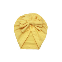 Load image into Gallery viewer, Baby Headband Hat Bowknot Print Cotton Stretchy Turban Headband Infant Head Wrap Beanie Hat Girls Headwear Baby Hair Accessories
