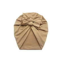 Load image into Gallery viewer, Baby Headband Hat Bowknot Print Cotton Stretchy Turban Headband Infant Head Wrap Beanie Hat Girls Headwear Baby Hair Accessories
