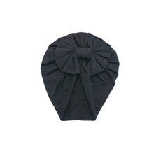 Load image into Gallery viewer, Baby Headband Hat Bowknot Print Cotton Stretchy Turban Headband Infant Head Wrap Beanie Hat Girls Headwear Baby Hair Accessories
