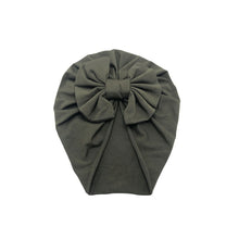 Load image into Gallery viewer, Baby Headband Hat Bowknot Print Cotton Stretchy Turban Headband Infant Head Wrap Beanie Hat Girls Headwear Baby Hair Accessories
