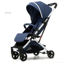 Load image into Gallery viewer, 5.8 kg Light aluminium alloy stroller gold frame car Portable fold Umbrella baby stroller Newborn Travelling Pram on plane gifts
