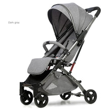 Load image into Gallery viewer, 5.8 kg Light aluminium alloy stroller gold frame car Portable fold Umbrella baby stroller Newborn Travelling Pram on plane gifts
